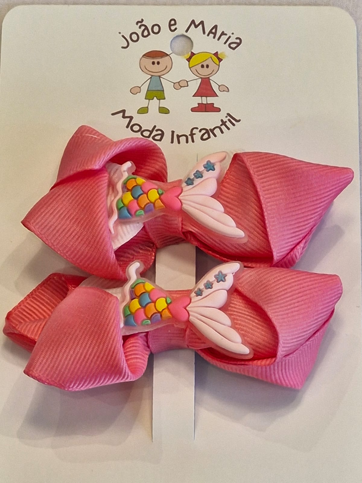 Kit Presilha Cauda de Sereia - Rosa