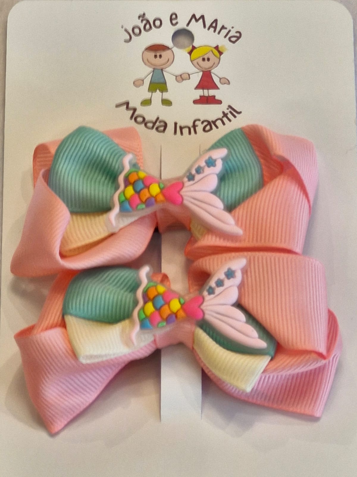 Kit Presilha Cauda Sereia - Rosa Claro